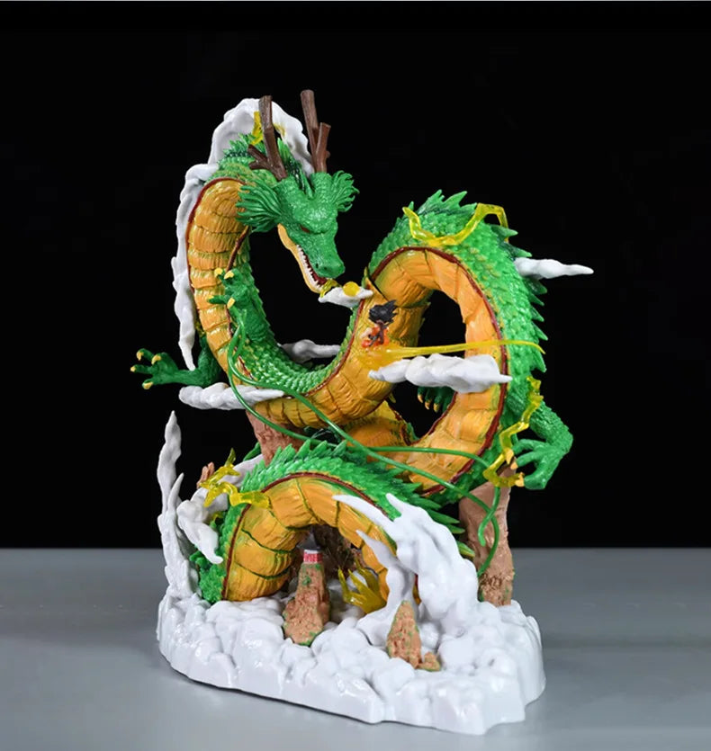 Dragon Ball Goku & Shenron Figure – 24cm PVC Anime Statue Model Toy with Box (Collector’s Edition)
