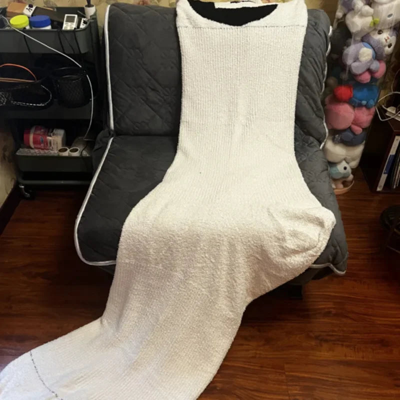 Giant Sock Sleeping Bag β Funny Soft Blanket for Adults & Kids (1.5m)
